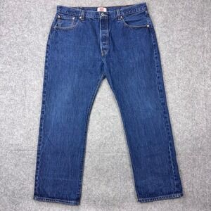 VTG Levi's Jeans Men 40x30 Blue 501 Original Straight Leg Button Fly Denim Pants